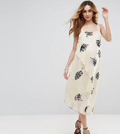 Платье мини с цветочным принтом ASOS Maternity - Мульти
