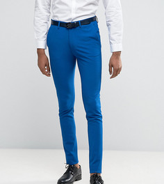 Синие супероблегающие брюки ASOS TALL - Синий