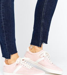 Полосатые кроссовки со шнурками ASOS DELPHINE - Розовый