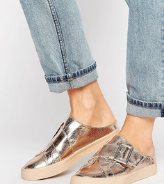 Кроссовки-сабо ASOS DIANE - Золотой