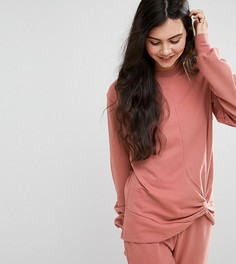 Свитшот с узлом ASOS TALL LOUNGE - Оранжевый