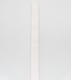 Квадратный галстук с узором в елочку Noak - Кремовый