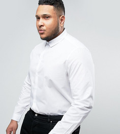 Белая рубашка классического кроя ASOS PLUS - Белый
