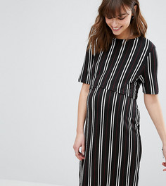 Двухслойное платье для кормления New Look Maternity - Черный