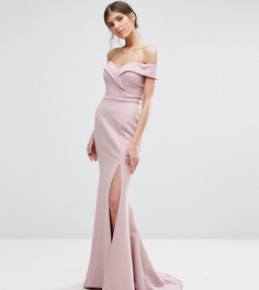 Платье макси с разрезом Jarlo Tall - Розовый