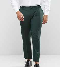 Зеленые брюки слим ASOS PLUS - Зеленый