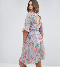 Короткое приталенное платье с вышивкой ASOS Maternity PREMIUM - Мульти