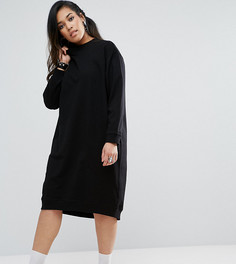 Трикотажное платье ASOS CURVE - Черный