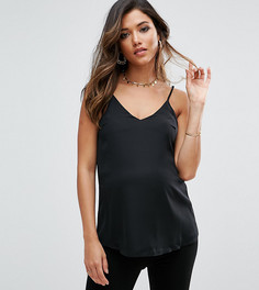 Трикотажный топ для беременных ASOS Maternity - Черный