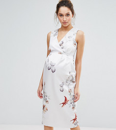 Платье-футляр с цветочным принтом Hope &amp; Ivy Maternity - Розовый
