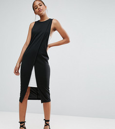 Платье-футляр в стиле колор блок с запахом ASOS TALL - Мульти