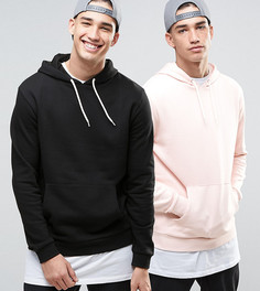 2 худи (черный / розовый) ASOS - СКИДКА - Мульти