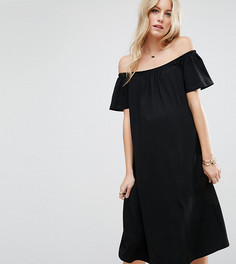 Платье миди с открытыми плечами ASOS Maternity - Черный