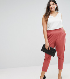 Суженные книзу брюки с завышенной талией ASOS CURVE - Розовый