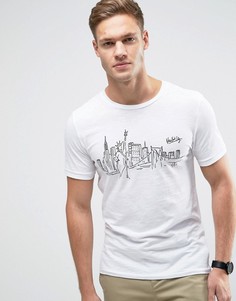 Футболка с принтом Jack &amp; Jones Originals - Белый