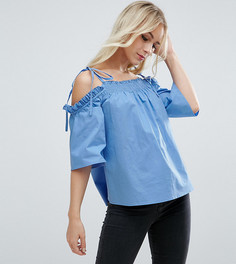 Хлопковый топ ASOS PETITE - Синий