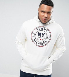 Худи белого цвета с логотипом NY Tommy Hilfiger PLUS - Белый
