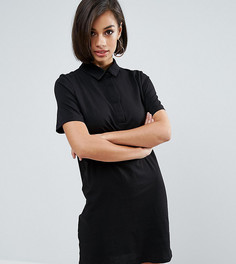 Платье-рубашка ASOS PETITE - Черный