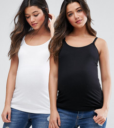 Набор из 2 топов на бретельках ASOS Maternity NURSING - Мульти