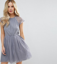 Платье мини для выпускного ASOS PETITE PREMIUM - Серый