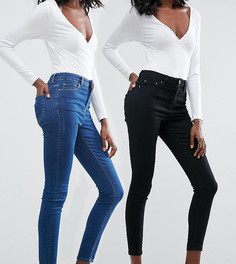 2 джинсов скинни (черные/синие) ASOS RIDLEY - СКИДКА 16 - Мульти