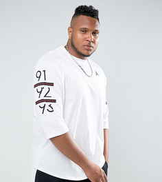 Белая футболка с рукавами реглан Nike Jordan PLUS 6 Times 862423-100 - Белый