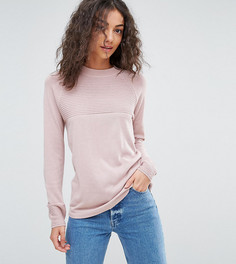 Джемпер с отделкой ASOS TALL - Розовый
