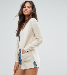 Кардиган крупной вязкий ASOS TALL Ultimate - Бежевый