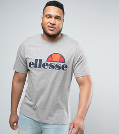 Футболка с классическим логотипом Ellesse PLUS - Серый