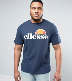 Футболка с классическим логотипом Ellesse PLUS - Темно-синий