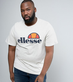 Футболка с классическим логотипом Ellesse PLUS - Светло-серый