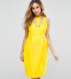 Платье-футляр с вырезом ASOS Maternity - Желтый