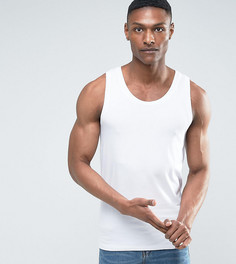 Белая обтягивающая майка ASOS TALL - Белый