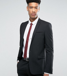 Черный приталенный пиджак ASOS TALL - Черный