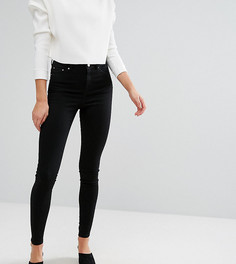 Черные джинсы скинни с завышенной талией ASOS TALL RIDLEY - Черный