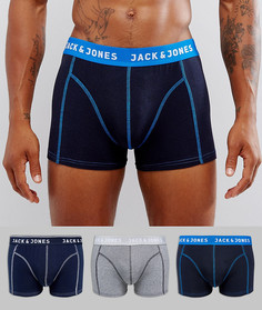 3 пары боксеров-брифов Jack &amp; Jones - Мульти
