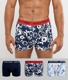 3 пары боксеров-брифов Jack &amp; Jones - Мульти