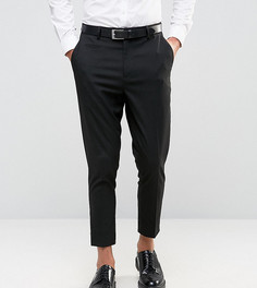 Черные суженные книзу строгие брюки ASOS TALL - Черный
