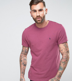 Футболка из пике ягодного цвета Jack Wills - Розовый