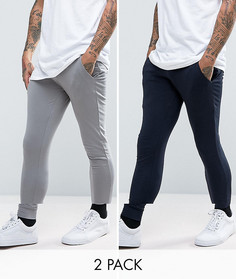 Набор из 2 супероблегающих джоггеров ASOS - СКИДКА - Мульти