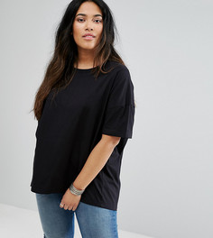 Свободная футболка ASOS CURVE - Черный