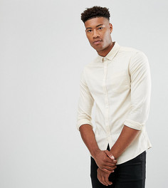 Желтая приталенная оксфордская рубашка ASOS TALL - Желтый