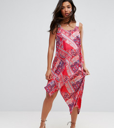 Платье с платочным принтом ASOS Maternity - Красный