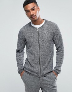 Кофта на молнии Selected Homme - Серый