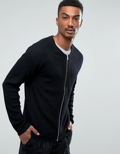 Кофта на молнии Selected Homme - Черный