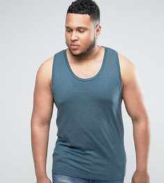 Зеленая обтягивающая майка ASOS PLUS - Зеленый