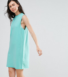 Трикотажное платье без рукавов ASOS TALL - Зеленый