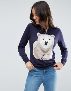 Джемпер с медведем Sugarhill Boutique - Темно-синий