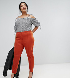 Выбеленные брюки ASOS CURVE - Оранжевый