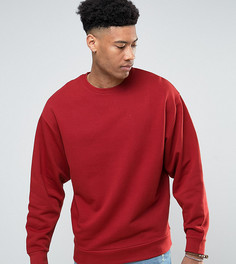 Свободный красный свитшот ASOS TALL - Зеленый